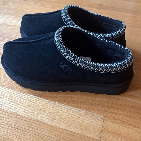 UGG Tasman II Ladies Black Suede Slipper  Size US 9 NEW - Picture 2 of 7